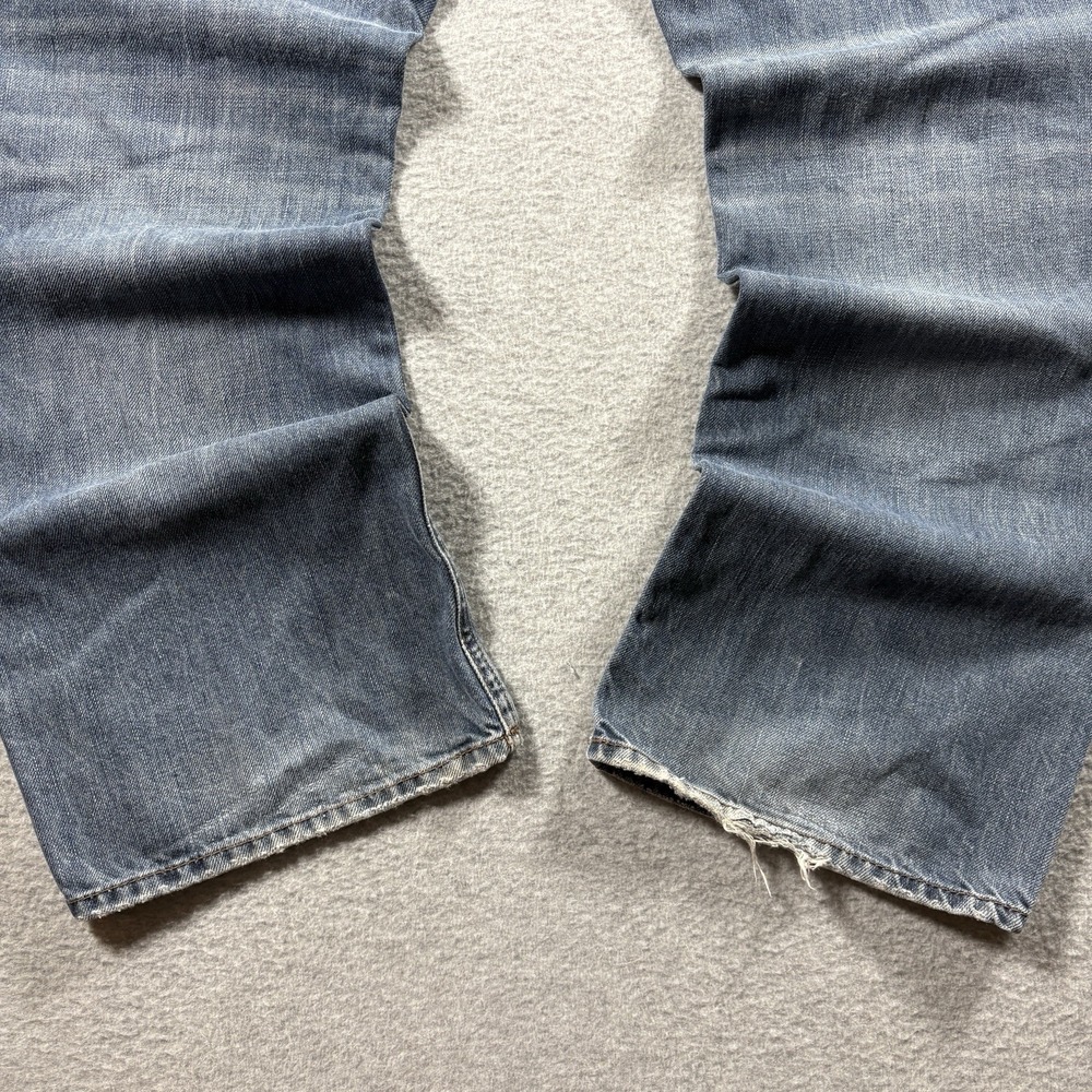 VTG Mavi Matt Mens 34x32 Relaxed Fit Straight Leg Jeans Blue Baggy Y2K Skater - Picture 3 of 9